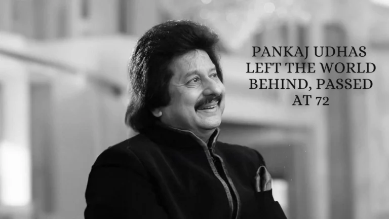 Unfortunate! Ghazal Maestro Pankaj Udhas passed away at 72!
