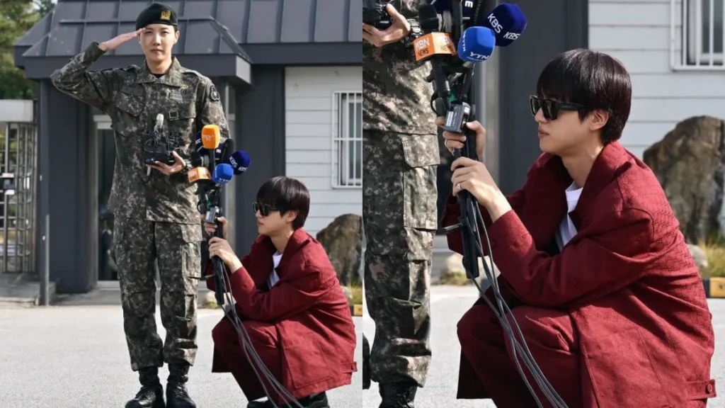 Jhope is Back, Jin क्यों बने Jhope के लिए Mic Holder? Jin फिरसे अपना Kind Nature दिखाते नज़र आये? 1 Jin Became Holder for Jhope